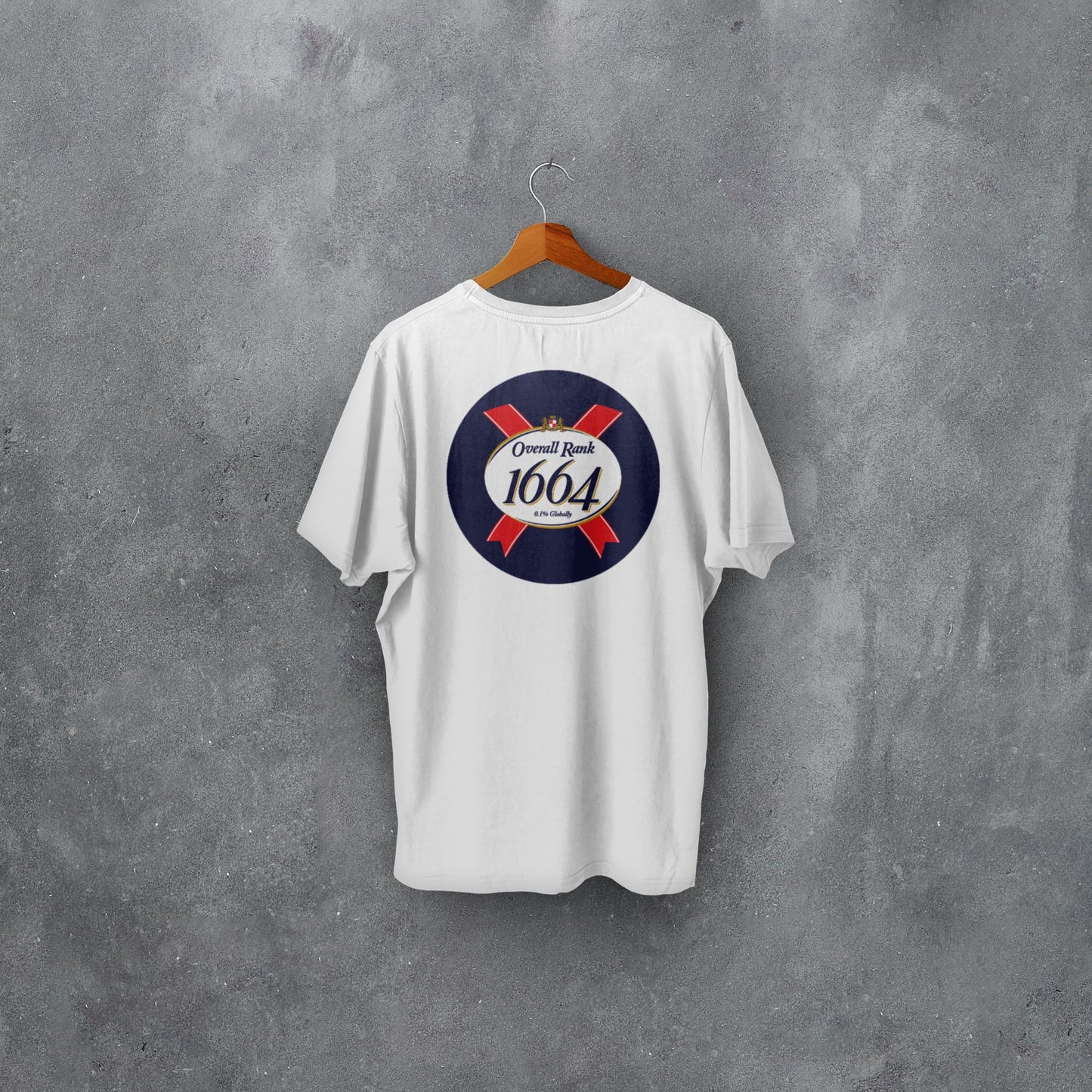 FANTASY LEAGUE FOOTBALL FPL 'OFF THE BAR' OVERALL RANK T-SHIRT