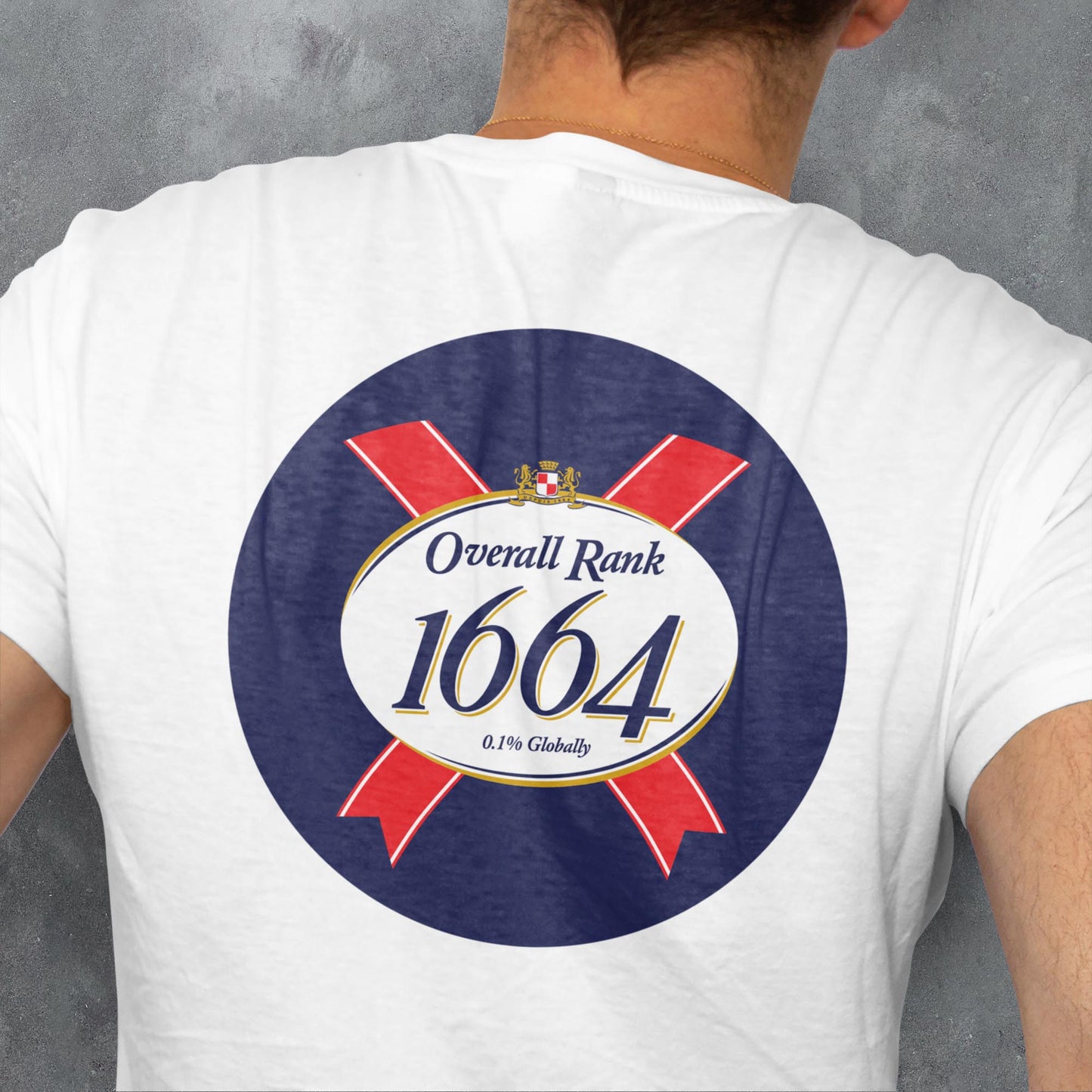 FANTASY LEAGUE FOOTBALL FPL 'OFF THE BAR' OVERALL RANK T-SHIRT