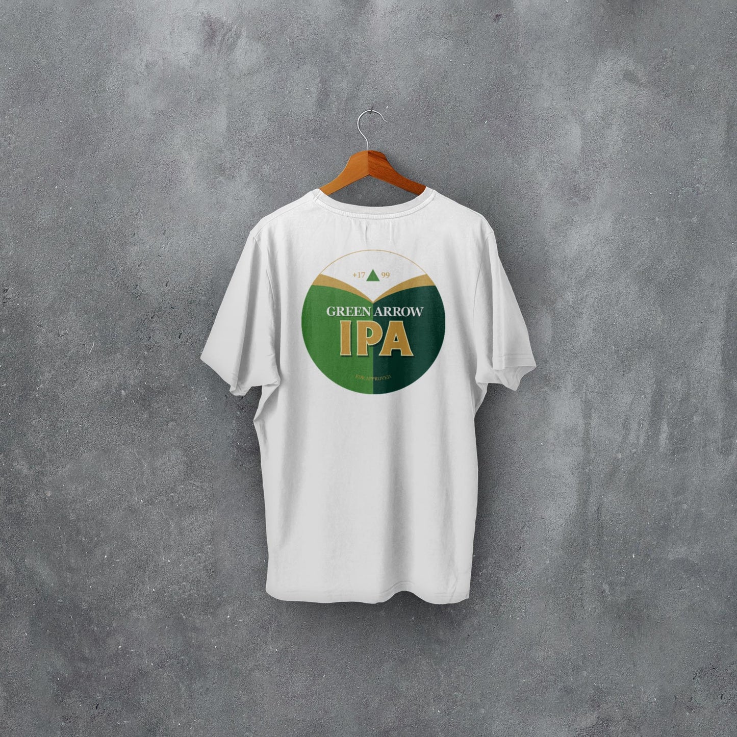 FANTASY LEAGUE FOOTBALL FPL 'OFF THE BAR' GREEN ARROW IPA T-SHIRT