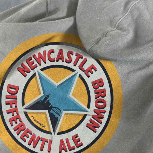 FANTASY LEAGUE FOOTBALL FPL 'OFF THE BAR' NEWCASTLE BROWN DIFFERENTIALE HOODIE