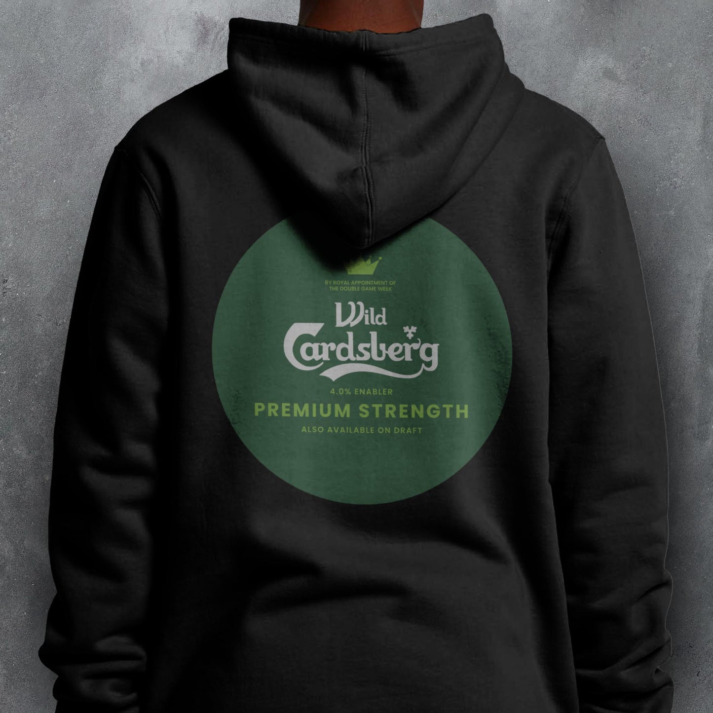 FANTASY LEAGUE FOOTBALL FPL 'OFF THE BAR' WILDCARDSBERG HOODIE